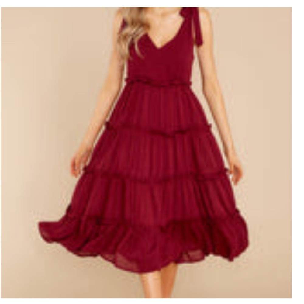 Red Dress Boutique Maroon Midi